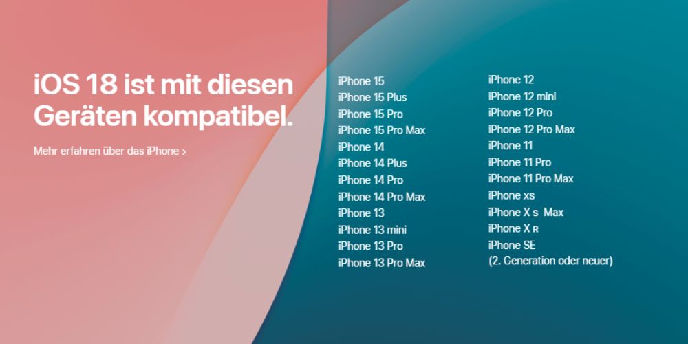 IOS 18 Compatibility